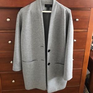 J. Crew Drapey Heather Gray Jacket